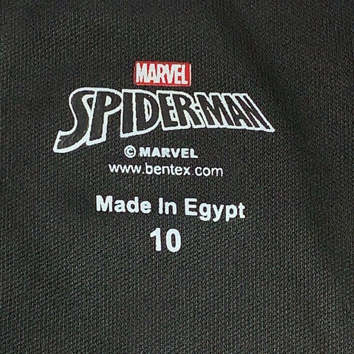Marvel Boys Size 10 Black Spiderman Graphic Short Sleeve 2 Piece Short Set New - Picture 3 of 7