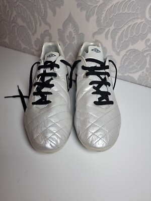 ANDY CARROLL PROMO SAMPLE UNGETRAGEN Umbro Speciali Pro 4 Fußballschuhe silber 