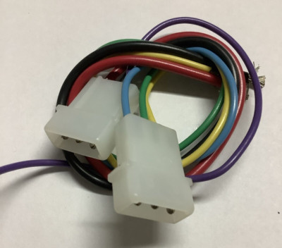 POWER SUPPLY SHO-ME 21-7462 CONTROL HARNESS WITH AMP CONNECTORS