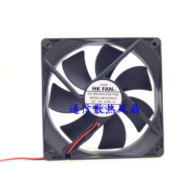 1 Pc.  HKFAN Fan AB12025S12 DC12V 0.65A 12025 12cm chassis/power cooling fan