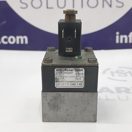 AVS Romer Gmbh EWV-111-G60-1/4B Pneumatik Magnetventil