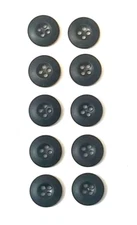 Lot of 10 USGI Uniform BDU Pants and Shirt Buttons Black