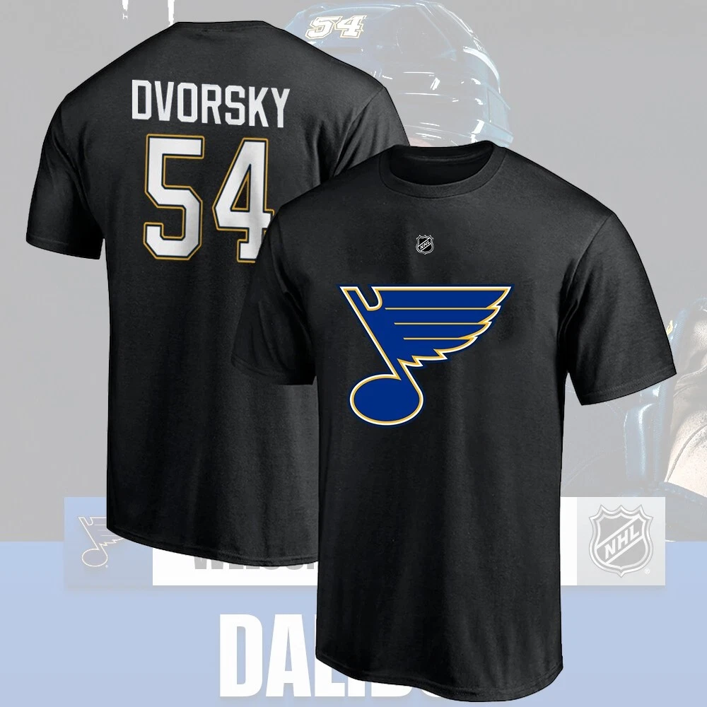 Welcome Dalibor Dvorsky #54 St Louis Blues 2025 Player Name & Number Fans
