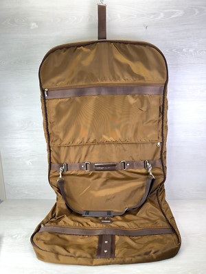 Samsonite Brown Hanging Garment Bag Suit Dress Shoulder Strap Adjusts