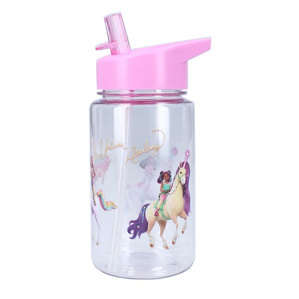 Unicorn Academy Trinkbecher – 450 Ml Mit Strohhalm & Henkel-image