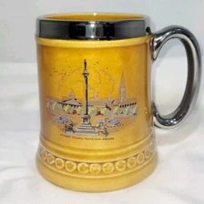 Lord Nelson Pottery "Column Trafalgar Square" London Scene Made In Wade Ireland 