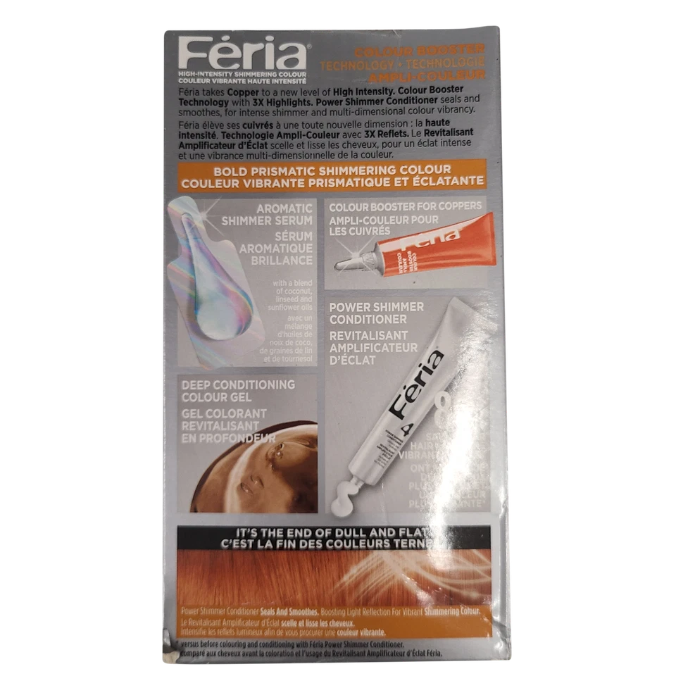 L'Oreal Paris Feria C74 Intense Copper Multi-Faceted Shimmering Hair Color - Image 3 of 4