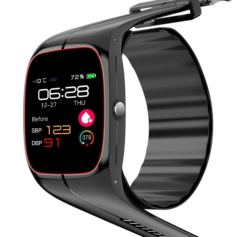 2023 Luftpumpen-Blutdruckmessgerät Medical Grade Smartwatch Herzfrequenz Monitor - Bild 4 von 4