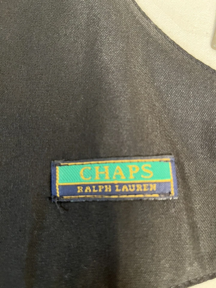 Chaps Ralph Lauren Mens Formal  Vest Fits 37-50 Adjustable Neck &Waist ,Lined - Image 2 of 4