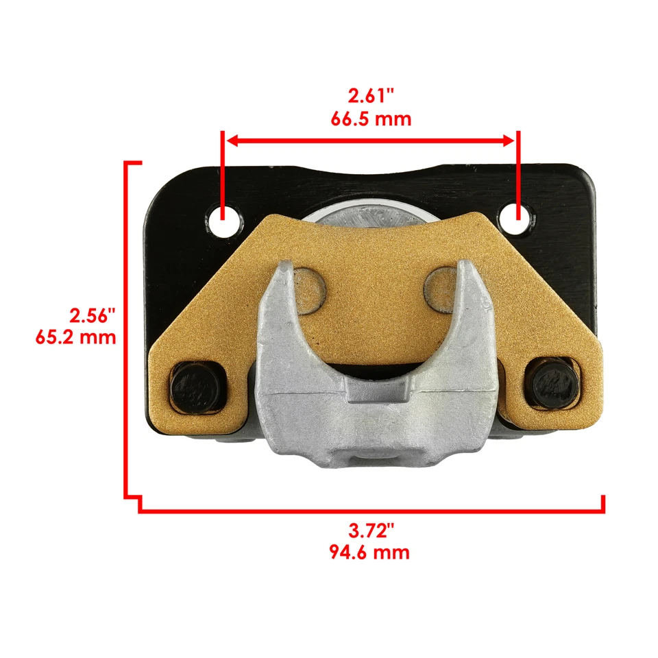 Rear Left And Right Brake Caliper W/Pads For Arctic Cat Prowler Hdx 700 Xt 2015 - Image 3 of 4