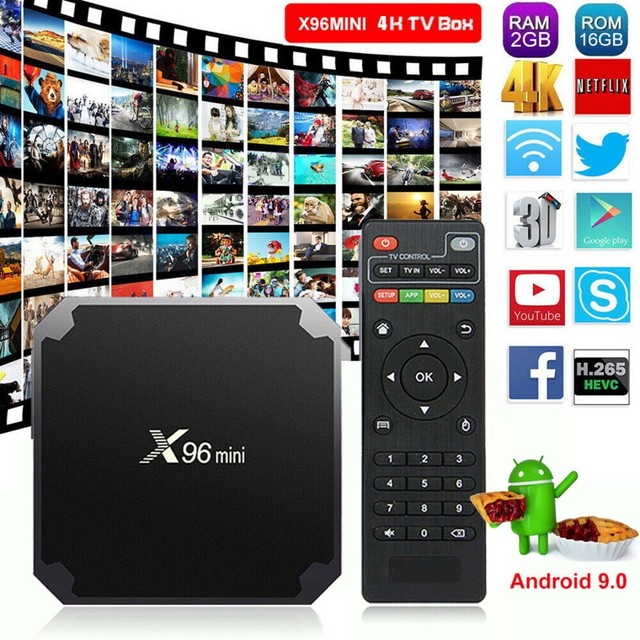 HD X96 Mini 2GB+16GB Android 7.1.2 Quad Core Smart TV Box WiFi 4K Media Remote s HD X96 Mini 2GB+16GB Android 7.1.2 Quad Core Smart TV Box WiFi 4K Media Remote s