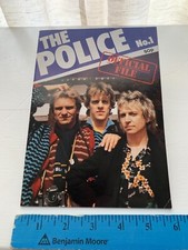 Police Fan Club UK “Official File” Premiere #1 Full Color 31 Pgs - Rare, Unique!