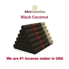 Black Coconut Scented Incense Sticks 11"