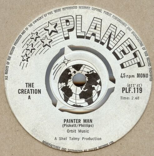 The Creation / Painter Man, Biff, Bang, Pow 1966 UK Single Planet PLF 119 - Picture 1 of 2