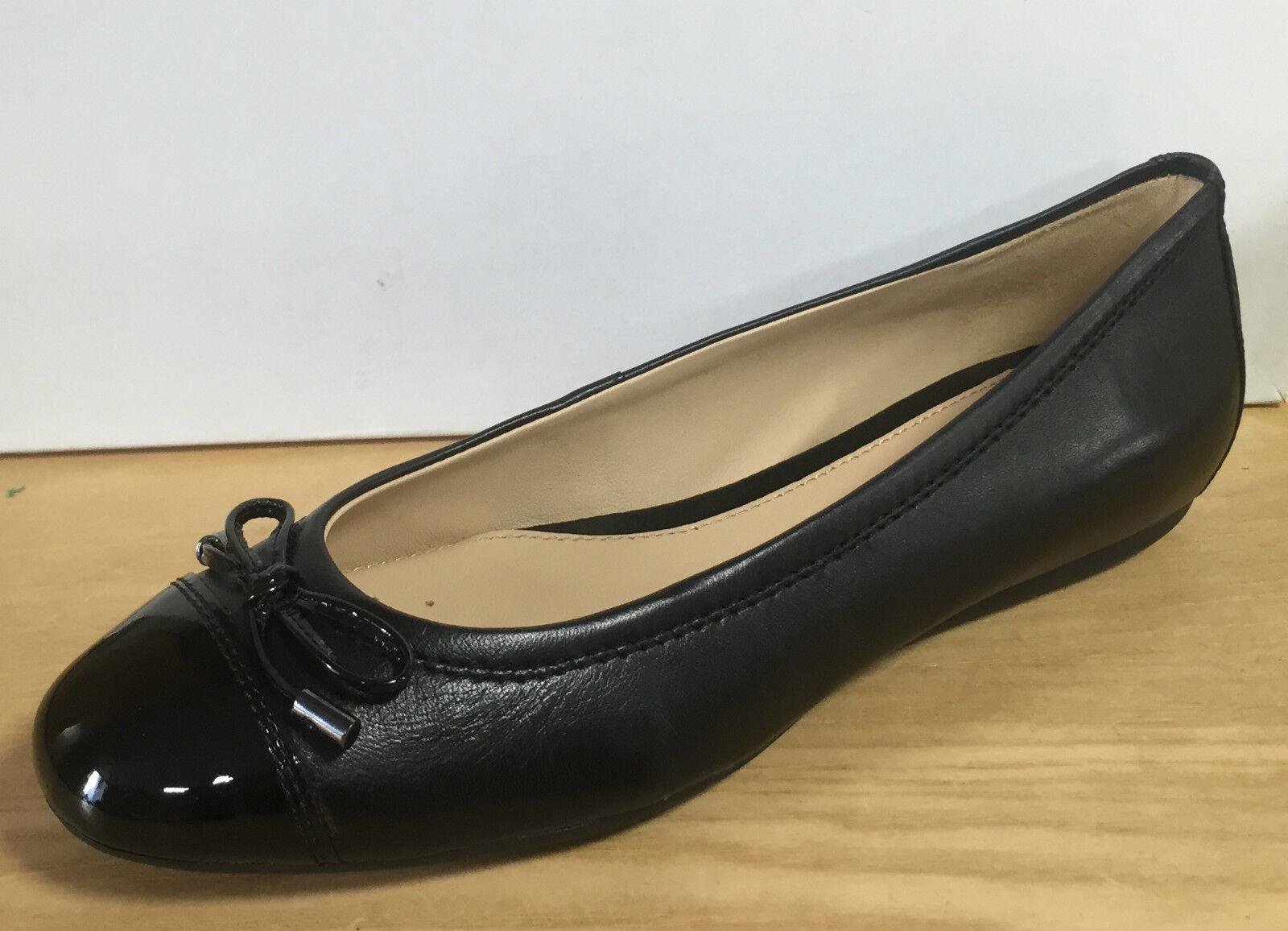 GEOX Shoes,Ballet Flats Leather Paint Black, Line Lola | eBay