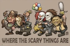 Where The Scary Things Are by Big Chris Poster - 36" x 24"