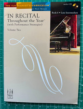 Piano FJH In Recital Throughout the Year Vol 2 Book 6 w/CD BRAND NEW