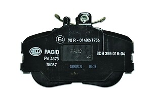 Frt Disc Brake Pads   Hella Pagid   355018041
