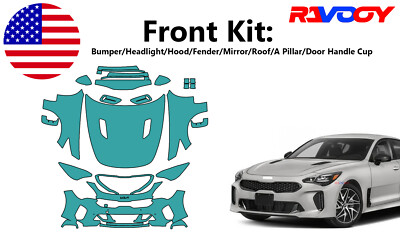 For KIA Stinger GT GT Line 2022-2023 Front Paint Protection Film PreCut PPF