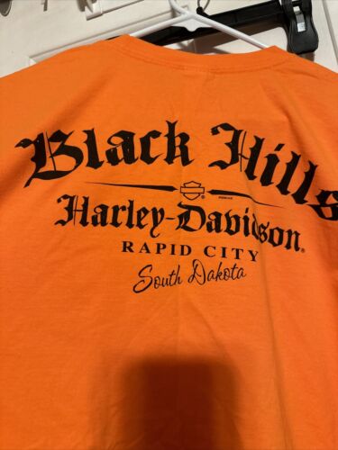 Harley Davison Sturgis Nuova Con Etichette Taglia Xl Arancione - Foto 7 di 7