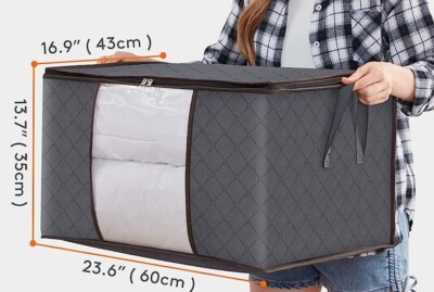 Lifewit Clothes Storage Bag 90L Large Capacity Org w/Reinforced Handle 6pk
