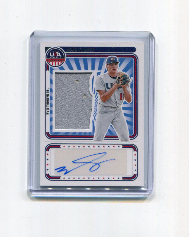 2024 Stars and Stripes 18U Noah Franco Auto Jersey 106/199 Limited Edition