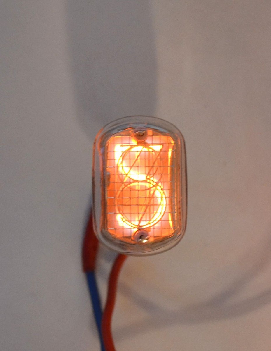 6x Tubi Nixie IN-12 &ndash; Vintage NOS Fatti In Ucraina &ndash; Gazotron, Testati, Nuovi Vecchio Stock