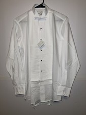 Neil Allyn 1/4  Pleats French Cuffs Tuxedo Shirt - Size: S 32-33