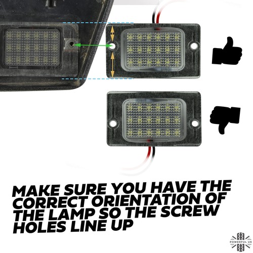 Kit de luces LED de matrícula trasera para Land Rover Discovery 1+2 bombilla de luz de licencia - Imagen 7 de 9