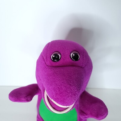 Barney The Purple Dinosaur SINGING Plush WORKS Stuffed Animal 15