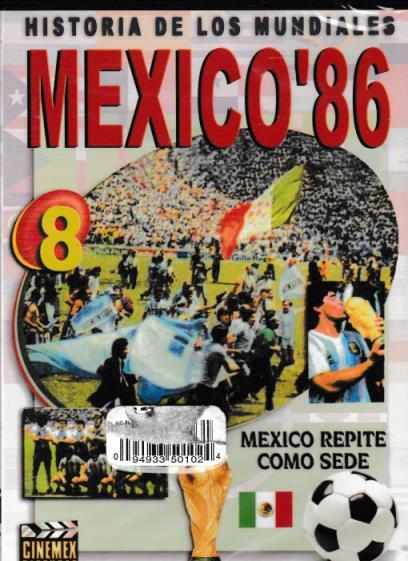Mexico '86: Historia De Los Mundiales DVD VIDEO World Cup