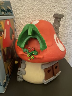 Famosa Schlümpfe Pilzhaus Mit Figur — Überraschungs-Spielzeug, 5,5 Cm, Ab 3 Jahren