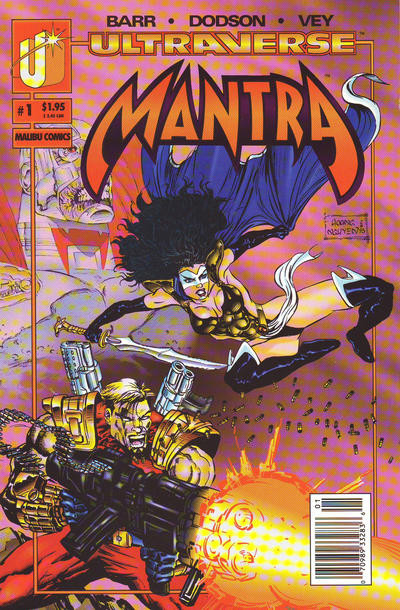 Mantra #1 Newsstand VG Low Grade Malibu Ultraverse Terry Dodson Comic