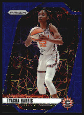 2024 Panini Prizm WNBA Prizms Blue Velocity #102 Tyasha Harris - BSK