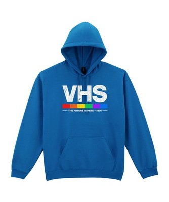 Retro VHS Hoodie Vintage Nostalgie 70er 80er Kassette Grafik Unisex