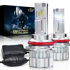 Cougar Motor 9007 Bulb, 9007/HB5 Fog Bulbs 6500K Cool White with Cooling Fan ...