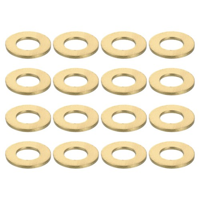 #ad 20Pcs Brass Flat Washer M10x20x1.5mm Brass Washer Assortment for Screws Bolts AU $17.25