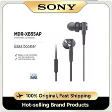 SONY MDR-XB55AP Bass Booster In-Ear Headphones With Remote & Mic Black/Grey