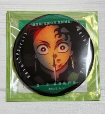 Demon Slayer Kimetsu no Yaiba Tanjiro Collector Can Badge #4  Opened,