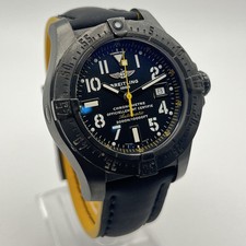 Breitling Avenger Seawolf Code Yellow 45mm Black Steel M17330 Auto Watch w/ Box 3