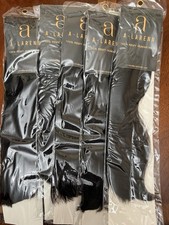5 Pack Lot Remy I Tip Hair Extensions 16 Inch Human Hair Black Silky Straight