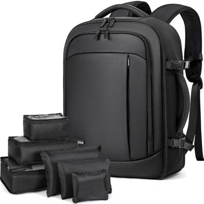 Handgepäck Rucksack 40x20x25 cm für Flugzeug, , Laptopfach, Pack Cubes