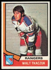 1974-75 TOPPS WALT TKACZUK NEW YORK RANGERS #119 EX