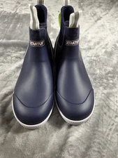 NEW Xtratuf XMW-201 Mens 10 Wheelhouse 6" Ankle Deck Fishing Boots Navy Blue