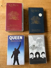 Queen Music VHS Video Tapes Five Tapes