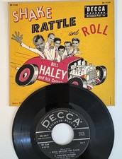 BILL HALEY Shake Rattle And Roll DECCA Extended Play EP Rock Around The Clock