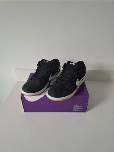 Nike SB Dunk Low Pro Black/White Size UK10 - Picture 3 of 10