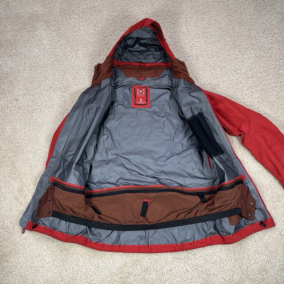 Men's Burton AK Hover 3L Gore-Tex Pro Jacket Red Small Read | eBay