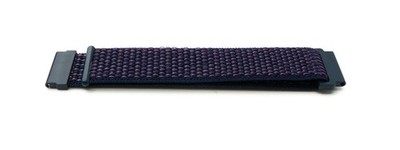 SYSTEM-S Armband 22 mm aus Nylon für Fitbit Versa 2 1 Lite Smartwatch in Blau