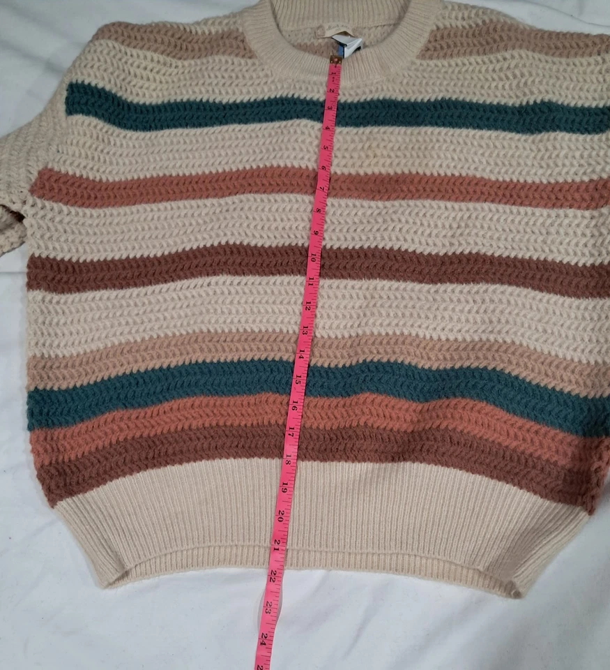 Suéter suéter a rayas para mujer Altar'd State talla M/L Foto 3 de 4